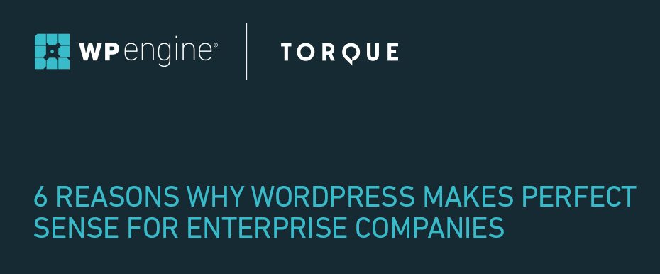 6 Reasons WordPress Makes Perfect Sense For Enterprise